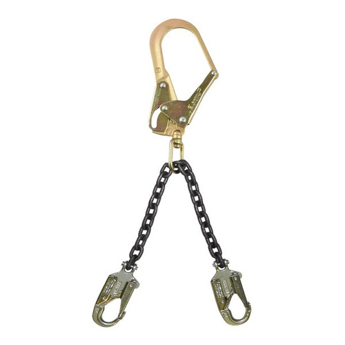 FallTech 8250 Rebar Positioning Assembly, Chain, Swivel Hooks with 23 in