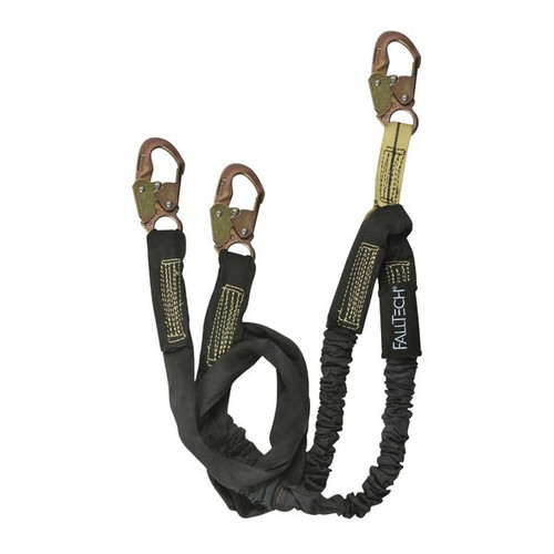 FallTech 8243Y WeldTech Internal Lanyard, 6 ft Y-Leg with Snap Hooks