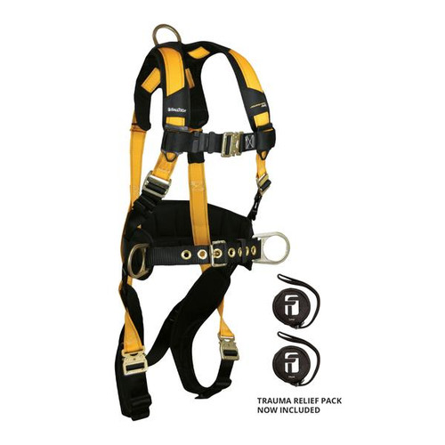 FallTech 7035QC 7035QC Journeyman Flex Steel 3D Belted Harness