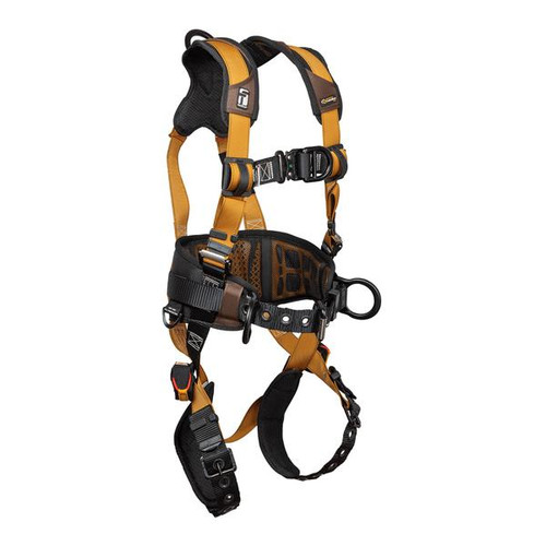 FallTech 7081BFD 7081BFD ComforTech Gel 4D Construction Climbing Harness