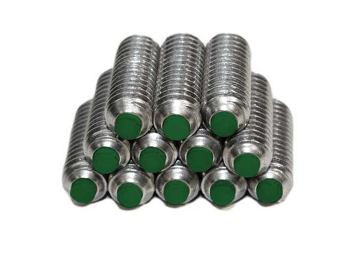 Nylon tipped stainless steel set screws for SSRA1 anchors and RoofClamp RCT and RC.