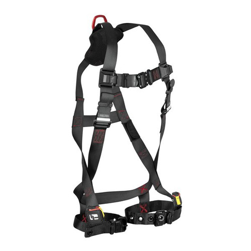 FallTech 8143FD 8143FD FT-Iron Harness 1D+FD Climbing TB Legs QC Chest