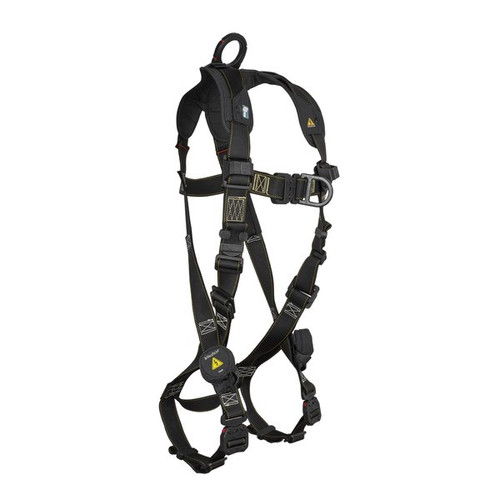 FallTech 7054B3DFD 7054B3DFD Arc Flash Nylon 3D+FD Climbing Harness, QC