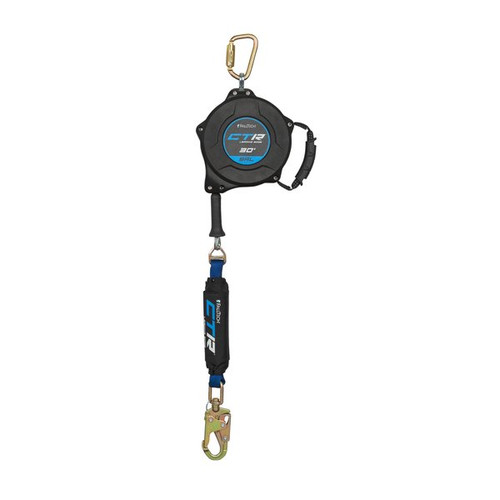FallTech 7237LE CTR cable SRL with galvanized steel lifeline and swivel snap hook
