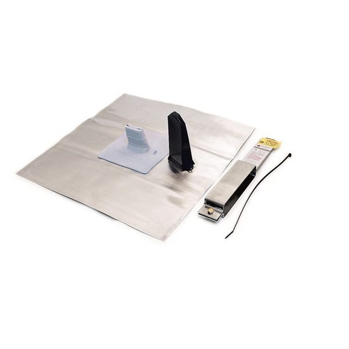 Super Anchor ARS Tile and Slate Roof Anchor Kit with Dual Flashing, SKU 2820, black boot flashing
