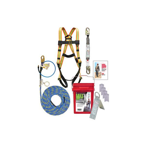 Super Anchor MAX-X X-Line Fall Protection Kit with ADP Grab, 4078, SKU 4078, complete kit contents