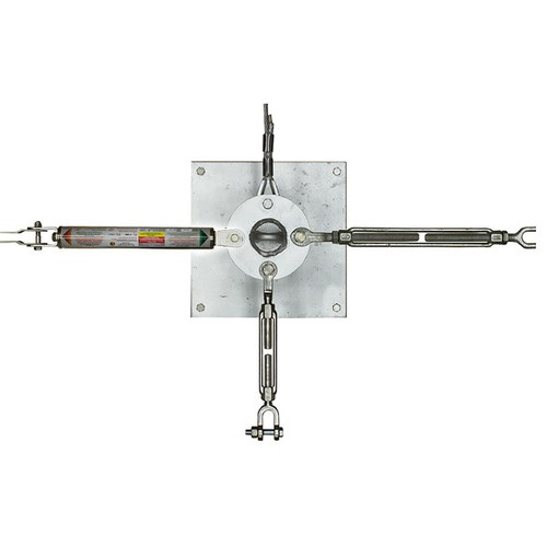 Super Anchor CRO-4 Way Top Fixture Commercial HLL Anchor, SKU 1400-4WG, lanyards and connectors