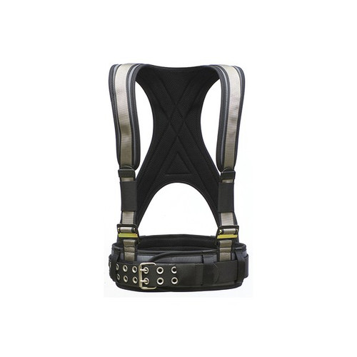 Super Anchor All-Pakka Tool Bag Carrier Full Body Harness, SKU 6301, silver gray webbing color
