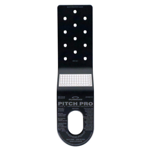 Guardian Pitch Pro slotted roof anchor pitch pro black topdownview (10540)