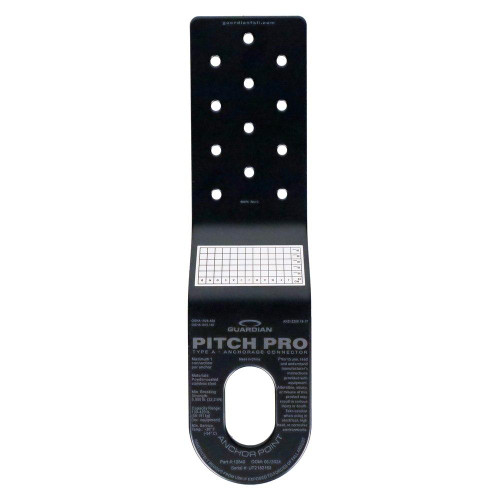 Guardian Pitch Pro slotted roof anchor pitch pro black topdownview (10540)