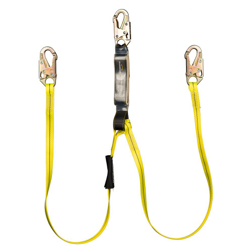 Guardian 01230 double leg shock absorbing lanyard front (01230)