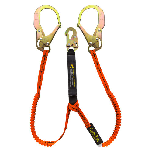 Guardian Tiger Tail double leg stretch lanyard product view (11903)