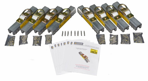 8 piece SSRA1 Contractor pack of anchors for standing seam roof systems.  