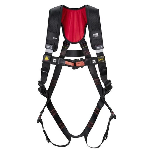Miller H500 arc flash harness H5AFC2S with dielectric back D-ring and polyamide arc rated webbing