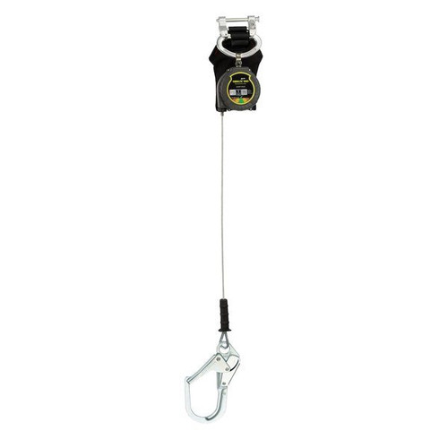 Miller TurboLite+ Edge single cable personal fall limiter MTL-LEP1-62 with steel locking rebar hook
