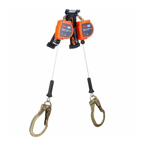 DBI-SALA Nano-Lok Edge 8ft Twin Cable SRL, Steel Rebar 3500276 product photo