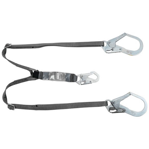MSA V-SERIES 10188101 6 ft Twin Leg Shock Absorbing Lanyard product photo (SKU 10188101)