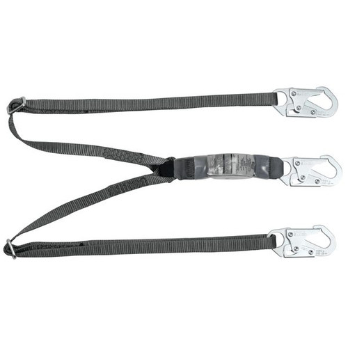 MSA V-SERIES 10191756 6 ft Twin Leg Shock Absorbing Lanyard product photo (SKU 10191756)