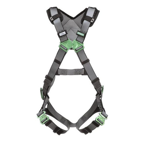 MSA V-FIT 10194874 Back/Hips D-Rings Full-Body Harness product photo (SKU 10194874)