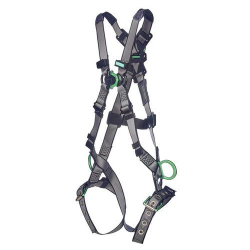 MSA V-FIT 10195104 Back/Chest/Hips D-Rings Harness, Super XL product photo (SKU 10195104)