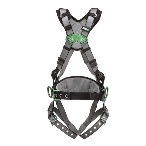 MSA V-FIT 10195150 Back/Hips D-Rings Full-Body Harness product photo (SKU 10195150)