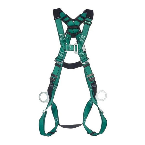 MSA V-FORM 10197200 Back/Hips D-Rings Full-Body Harness product photo (SKU 10197200)