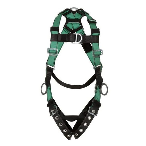 MSA V-FORM 10197207 Back/Chest/Hips D-Rings Full-Body Harness product photo (SKU 10197207)