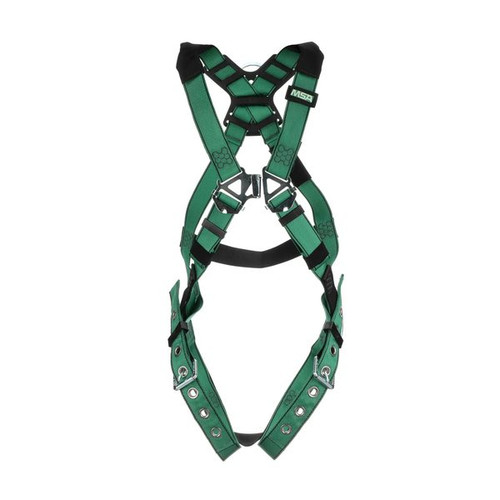 MSA V-FORM 10197215 Back/Hips D-Rings Full-Body Harness product photo (SKU 10197215)