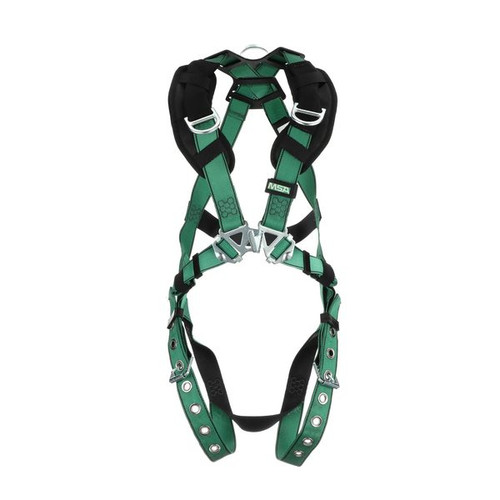 MSA V-FORM 10197219 Back/Shoulders D-Rings Full-Body Harness product photo (SKU 10197219)