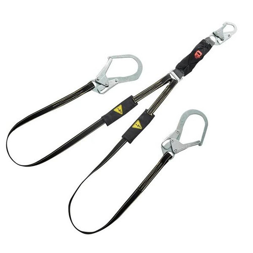 MSA V-SERIES 10199056 6 ft Twin Leg Leading Edge Lanyard product photo (SKU 10199056)