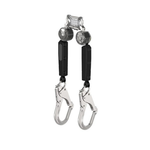 MSA V-TEC VTOHW-012-RA-A 6 ft Twin Leg Personal Fall Limiter product photo (SKU VTOHW-012-RA-A)