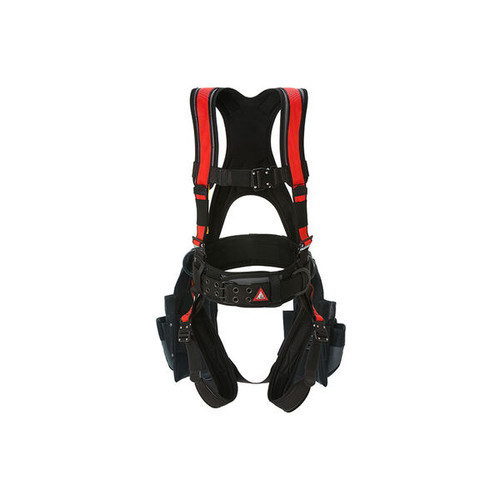 Super Anchor 6151 Deluxe Tool Bag Harness - 4 Colors, 5 Sizes, SKU 6151, 6,000 lb webbing, 5,000 lb d-rings