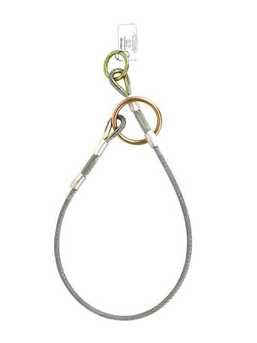 Frontline MPW galvanized wire rope choker anchor with two end rings