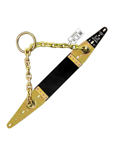 Frontline ROCH01 halo chain roof anchor with gold alloy chain and black plate