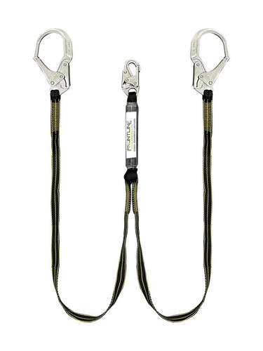 Frontline LIS62RDL oil and gas 6 ft double-leg rebar lanyard in Y configuration