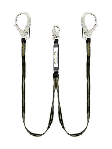 Frontline LIS62RDL oil and gas 6 ft double-leg rebar lanyard in Y configuration