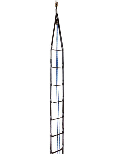 Frontline RLA18B 18 ft webbed rescue ladder shown extended
