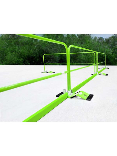 Frontline GUTO 10 ft Guardrail Toe Board | Green, Yellow or Galvanized — full product view