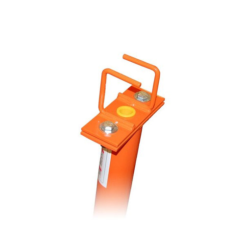 Malta Dynamics P-00149-3 intermediate by-pass adaptor for MD Post horizontal lifelines, pass-through without disconnecting, reduces cable sag