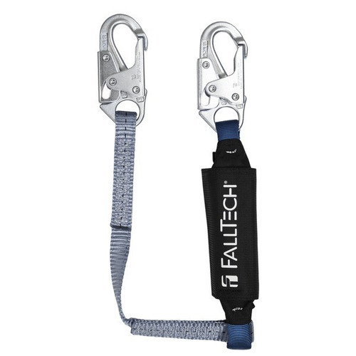 FallTech 8254 4' ViewPack Single-Leg Snap-Hook Lanyard