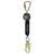 FallTech 72706SB2 Mini 6ft Web SRL, Steel Carab Swivel Snap