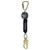 FallTech 72706SB2 Mini 6ft Web SRL, Steel Carab Swivel Snap