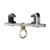 FallTech 7530 14 inch trailing beam anchor with dual-clamp adjustment and swiveling steel D-ring