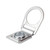 FallTech 7452AC rotating deck anchor for rebar attachment with swivel D-ring
