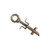 FallTech 7408 toggle-through eyebolt anchor for structural steel, single-hole install