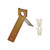 FallTech 744410 single-use wood roof ridge anchor 10-pack