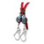FallTech 82706TB5 6' DuraTech Twin-Leg personal SRL with steel carabiner/clip + aluminum rebar hooks