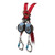 FallTech 82706TB6 6' DuraTech Twin-Leg personal SRL with steel carabiner/clip + aluminum carabiners