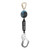FallTech 82709SB5 9' DuraTech MAX Single-Leg personal SRL with steel carabiner + aluminum rebar hook