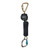 FallTech 72906SC6 6' Arc Flash Mini Single-Leg personal SRL with steel carabiner + aluminum captive-eye carabiner